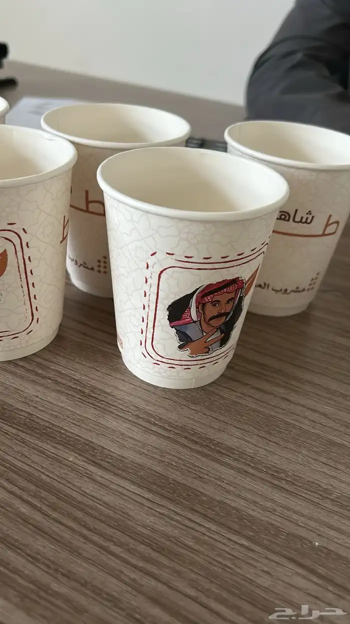طباعة وتنفيذ اكواب ورقية 3
