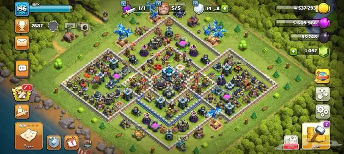 3 حسابات قوية براول ستارز   كلاش رويال  اوف كلانس 1