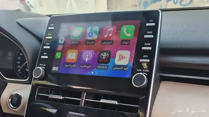 كاربلاي تويوتا افلون 2018_2020 وكاله من منفذ USB بدون فك 0