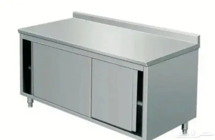 يوجد لدينا تفصيل طاولة استيل و جاهزة جميع مقاسات 5