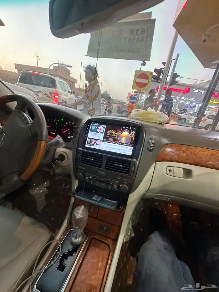 شاشه لكزس 430 موديل 2002 بنضام الاندرويد ونضام carplay 1