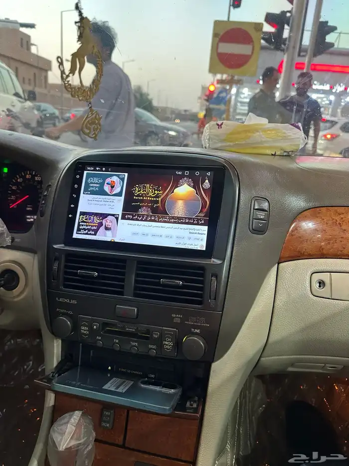 شاشه لكزس 430 موديل 2002 بنضام الاندرويد ونضام carplay 0