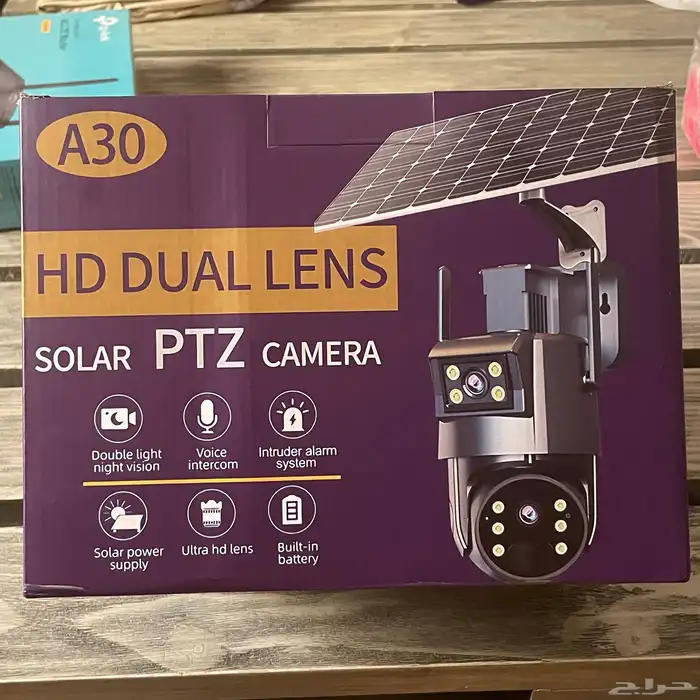 كاميرات مراقبة طاقة شمسية مع شريحة دقة 8MP 0