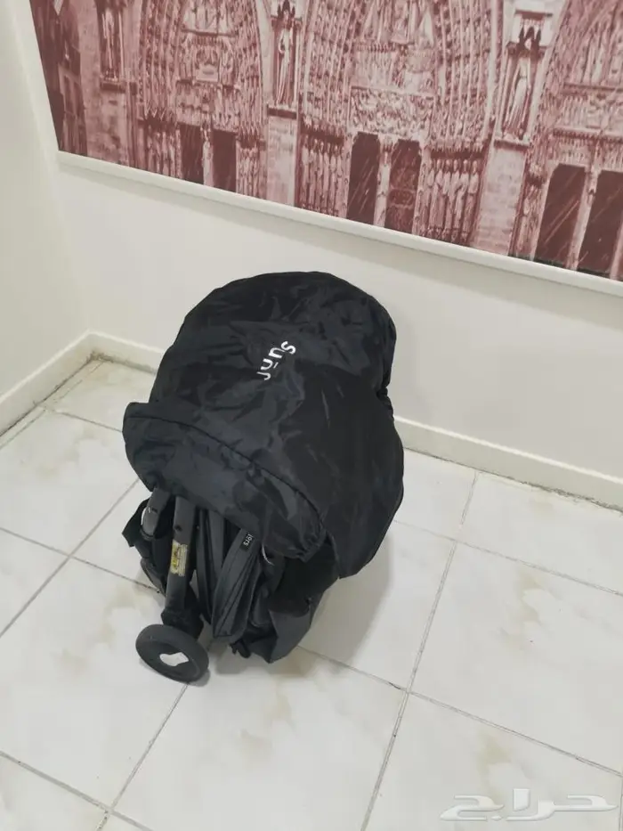 عربية اطفال ماركة junior مسموحة داخل طائرة مع كيس 3