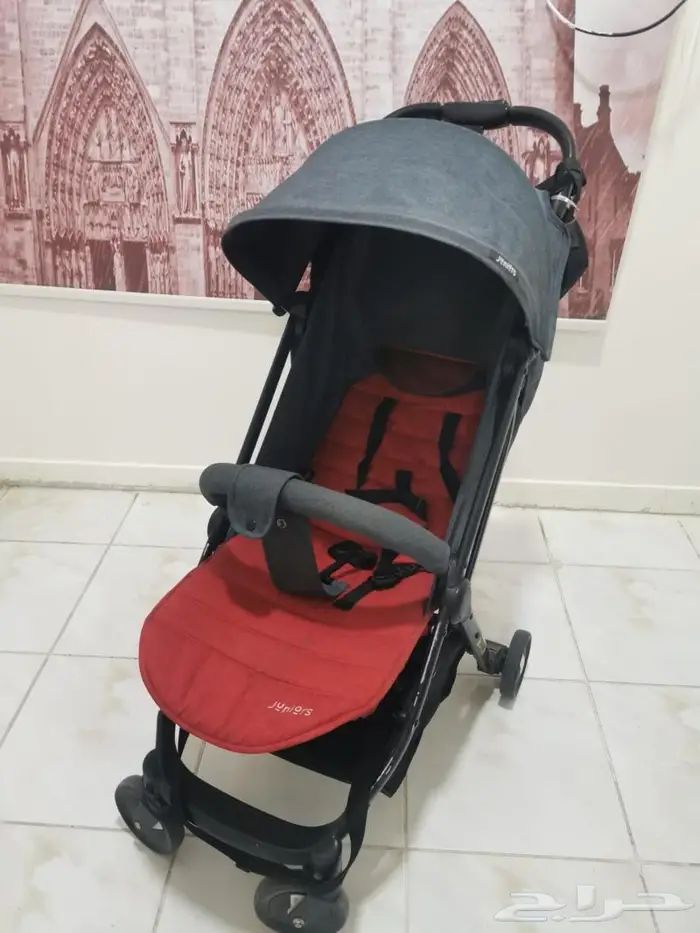 عربية اطفال ماركة junior مسموحة داخل طائرة مع كيس 5