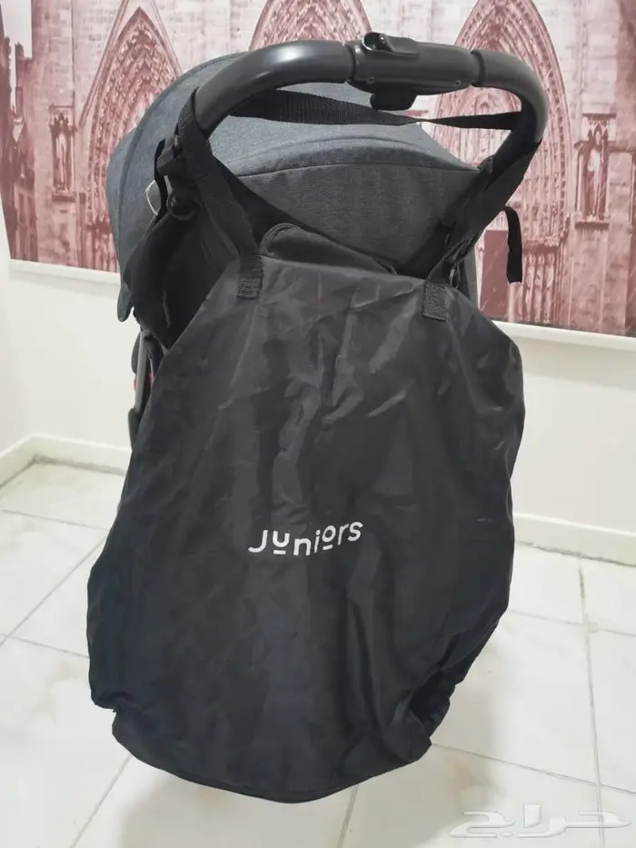 عربية اطفال ماركة junior مسموحة داخل طائرة مع كيس 6
