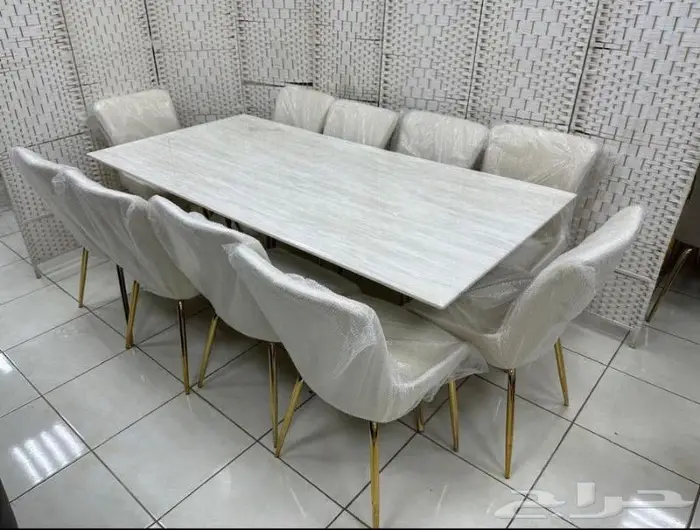 طاولات_طعام مودرن بجميع اشكالها جديدة بالكرتون 13