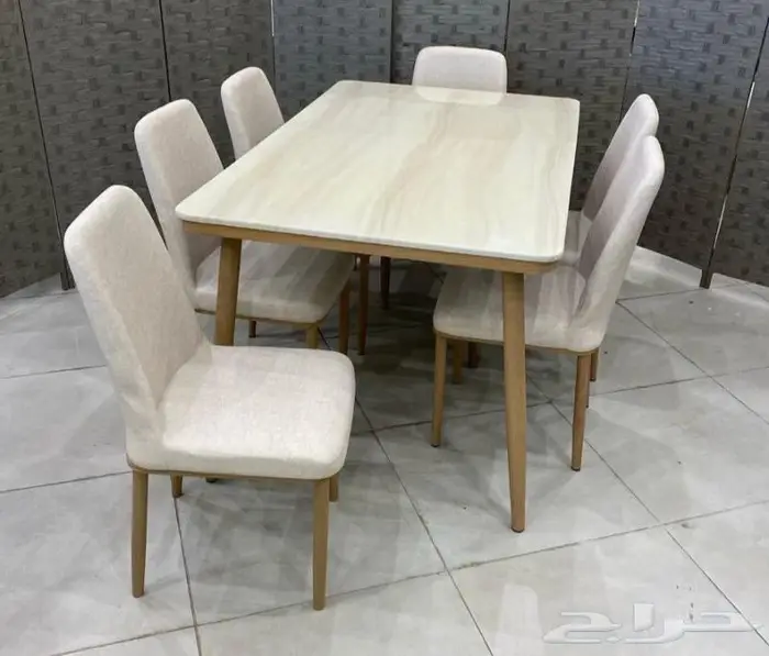 طاولات_طعام مودرن بجميع اشكالها جديدة بالكرتون 9