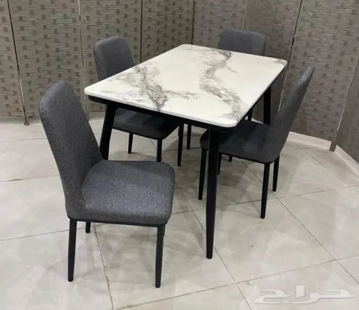 طاولات_طعام مودرن بجميع اشكالها جديدة بالكرتون 11