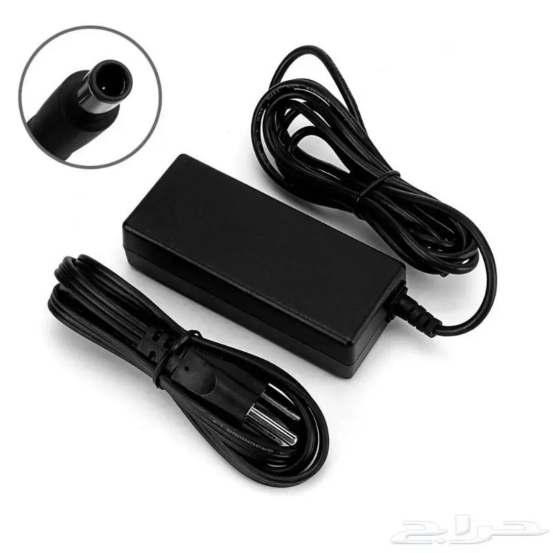 شاحن لابتوب اتش بي بقوة 65 واط أصلي -HP Charger Orginal 1