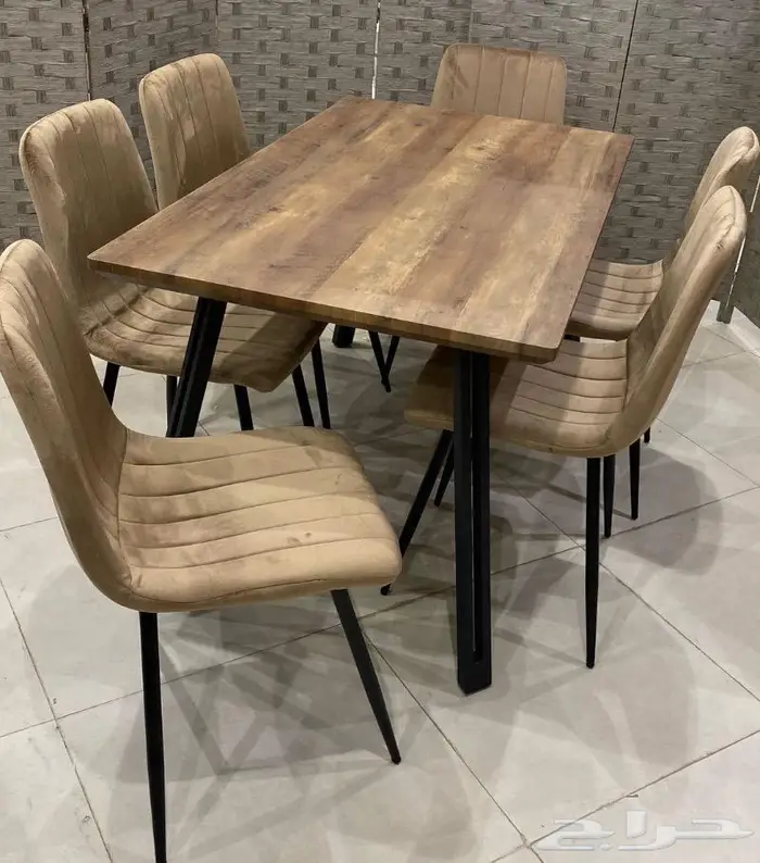 طاولات_طعام مودرن بجميع اشكالها جديدة بالكرتون 7