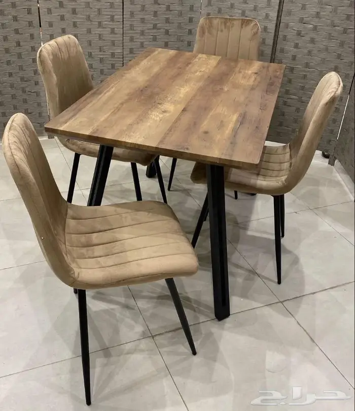 طاولات_طعام مودرن بجميع اشكالها جديدة بالكرتون 8