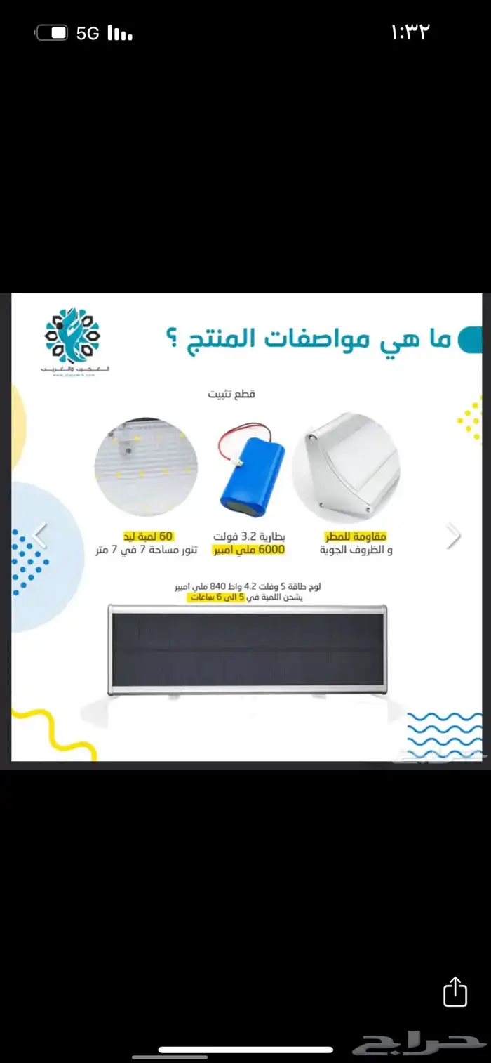 لمبة ألومنيوم طاقة 1100 شمعة 4