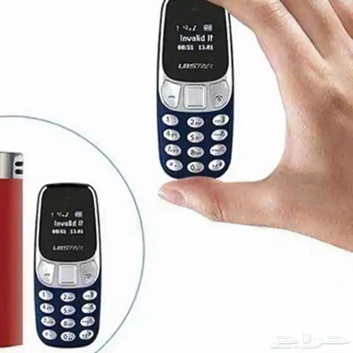 اصغر جوال بالعالم يدعم 2 شريحه ويغير الصوت 125 شامل توصيل 6