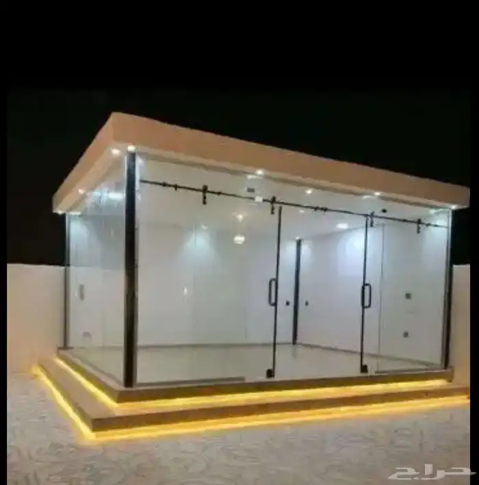 زجاج دربزين امريكي وزجاج بلكونات 17