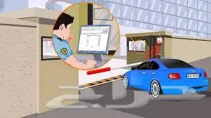 نظام البوابات الإلكترونية لدخول وخروج السيارات 3