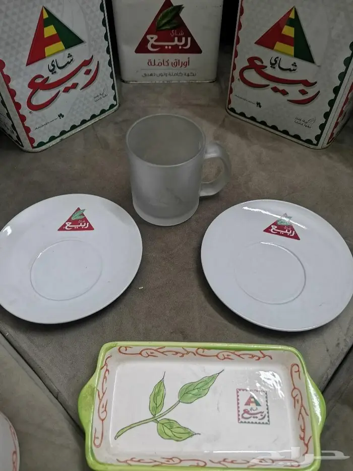 مجموعة شاي ربيع قديمة 11