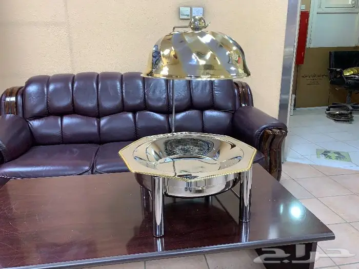 سخان كوزى دائرى بحامل الغطاء وسط ياخذ ربع ذبيحه ذهبى وفضى 2