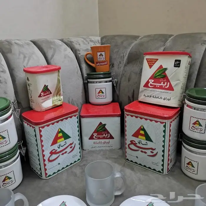مجموعة شاي ربيع قديمة 1