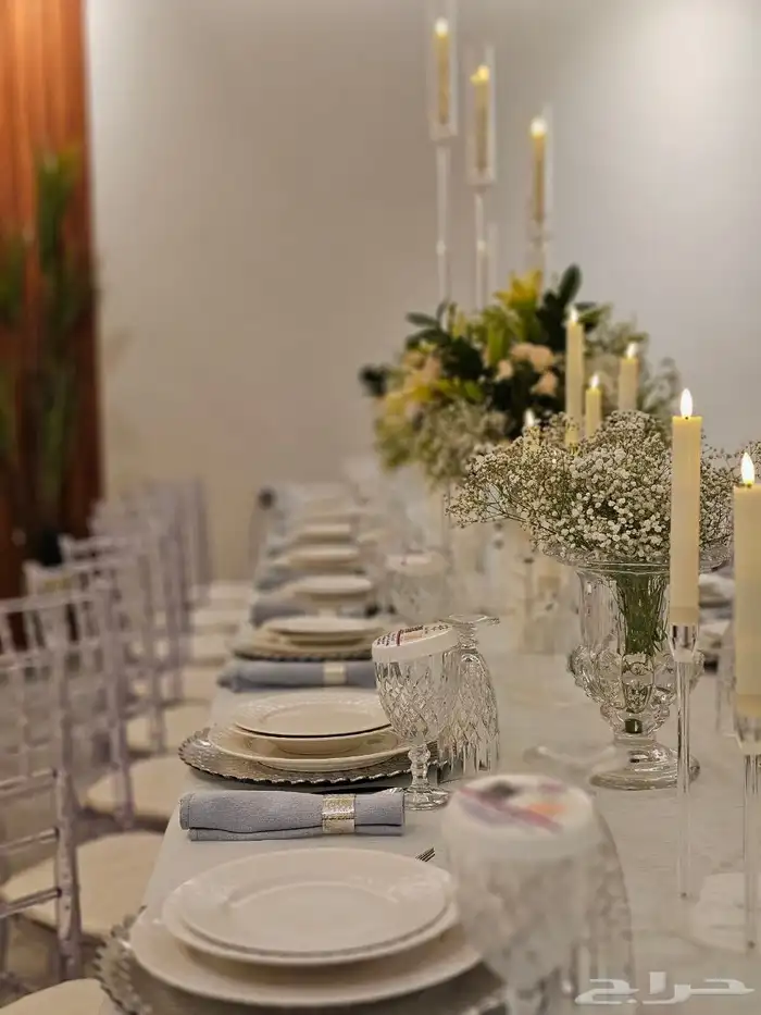 حفلات وتنسيق طاولات الطعام لجميع المناسبات _تنسيقات فخمهvip 38
