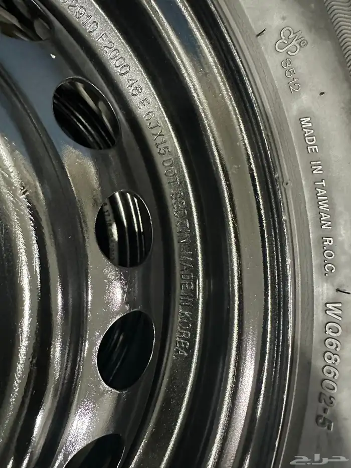 جنوط النترا حديد 2020 اصلي مع كفرات وطيس 13