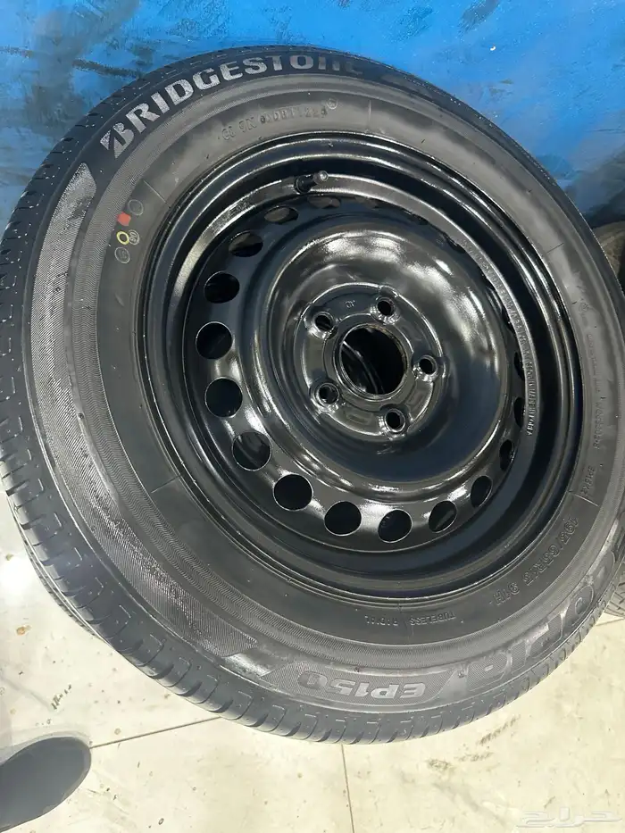 جنوط النترا حديد 2020 اصلي مع كفرات وطيس 14