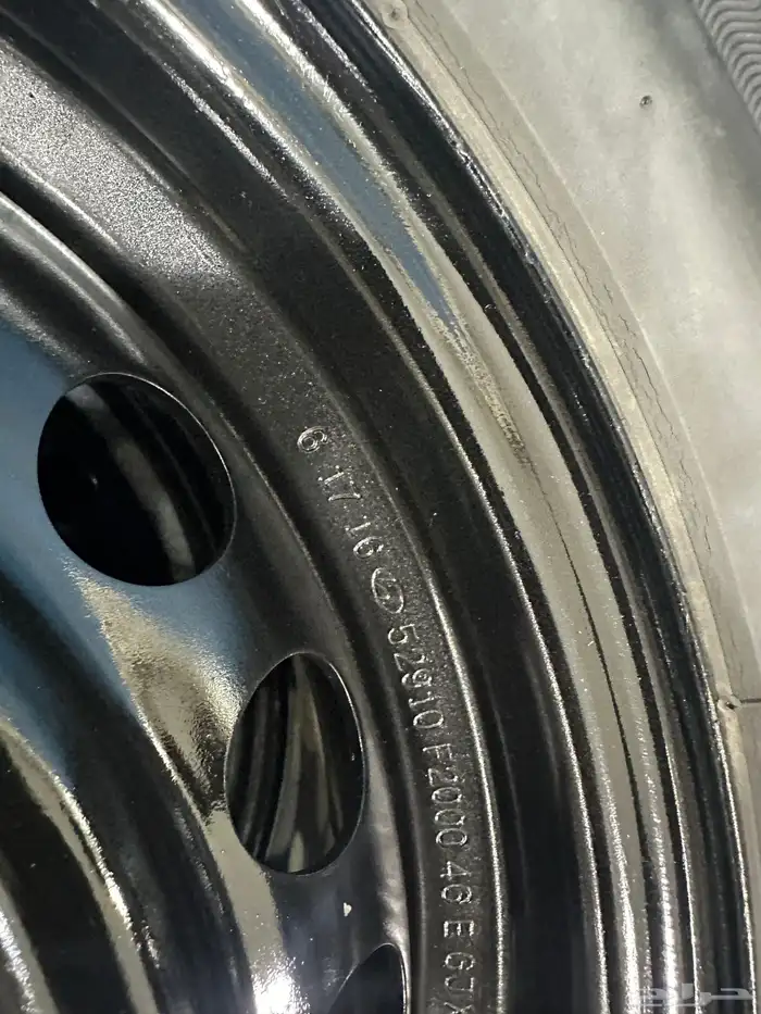 جنوط النترا حديد 2020 اصلي مع كفرات وطيس 12