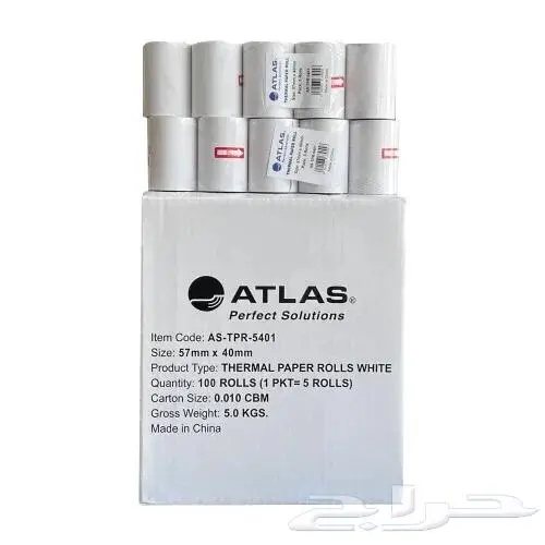 ورق كاشير حراري ورق فواتير حراري 1