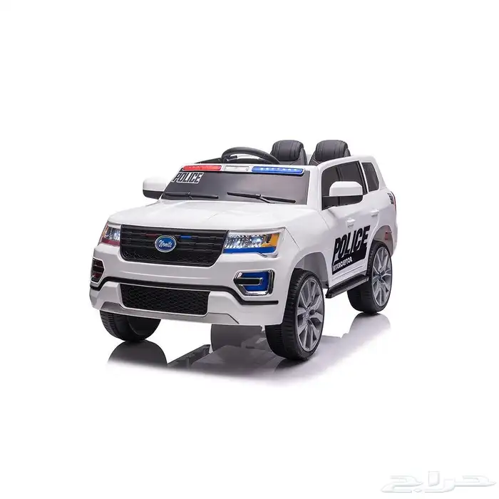 سيارة جيب فورد شرطة الكهربائية للأطفال بالحجم الكبير 12V 1