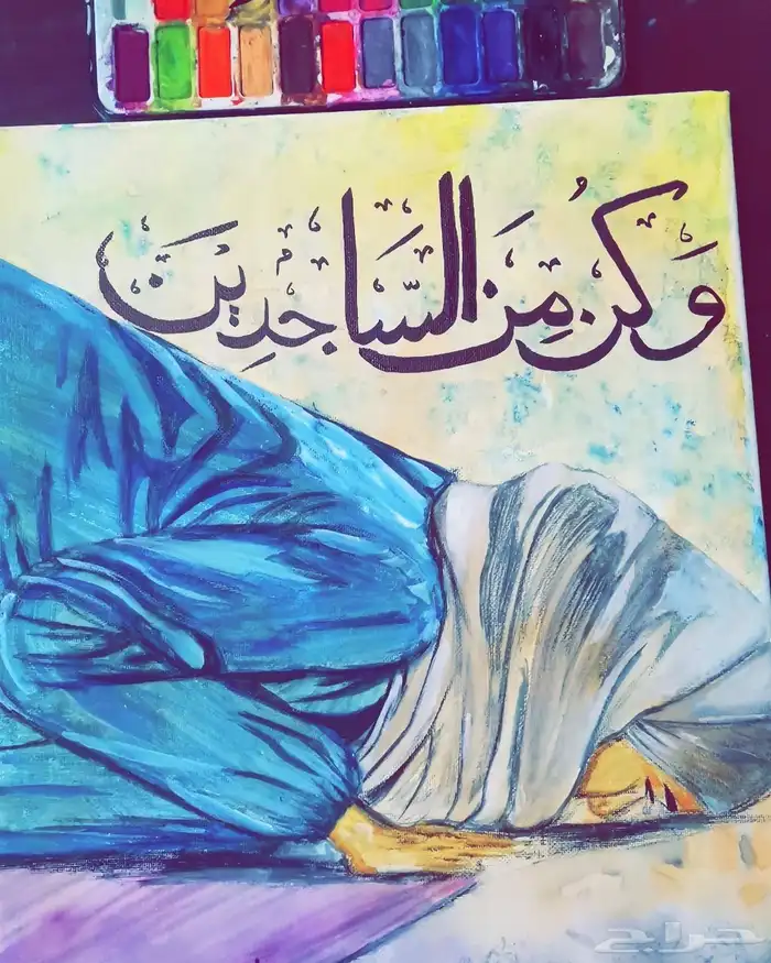 لوحات فنية حسب الطلب   ديكور  بورتريه  وجداريات 17