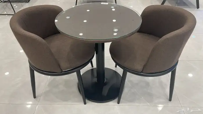 كراسي مفردة   كراسي كوفي داخلية   طاولات رخام وخشب 15