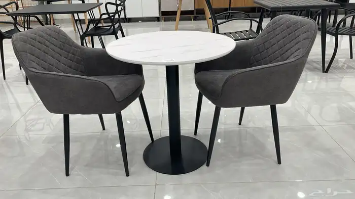 كراسي مفردة   كراسي كوفي داخلية   طاولات رخام وخشب 0