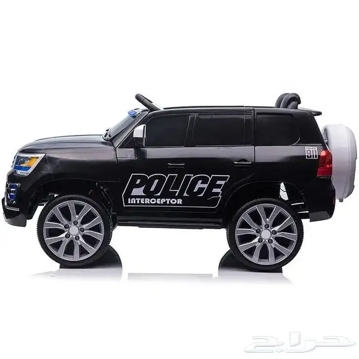 سيارة جيب فورد شرطة الكهربائية للأطفال بالحجم الكبير 12V 9