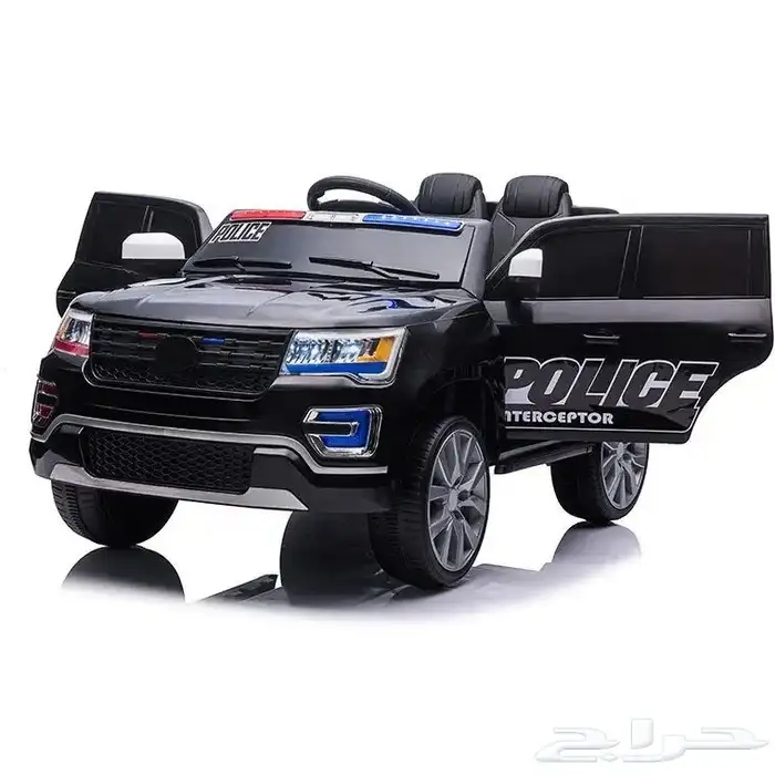 سيارة جيب فورد شرطة الكهربائية للأطفال بالحجم الكبير 12V 7