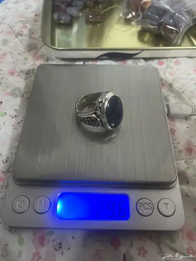 خاتم عقيق يمني مسماري بصياغه عارف 29