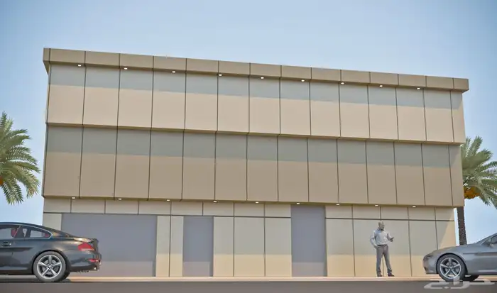 تصميم واجهات كلادنج تجارية سكنية كلادنق مصمم واجهات 22