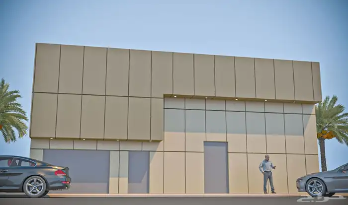 تصميم واجهات كلادنج تجارية سكنية كلادنق مصمم واجهات 21