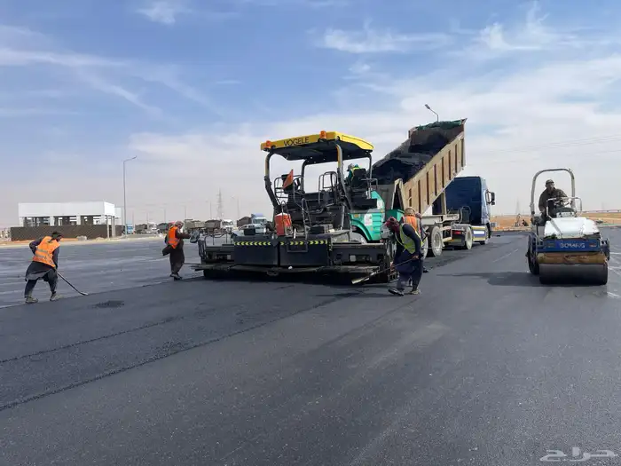 مقاول اعمال سفلتة الطرق مصانع مستودعات مواقف مخططات 5
