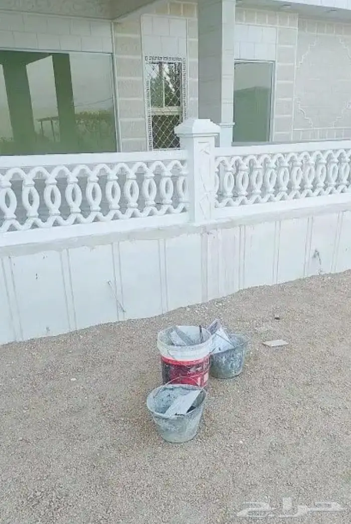 بفضل الله جميع اعمال الديكورات الخارجية للجي ار سي 1