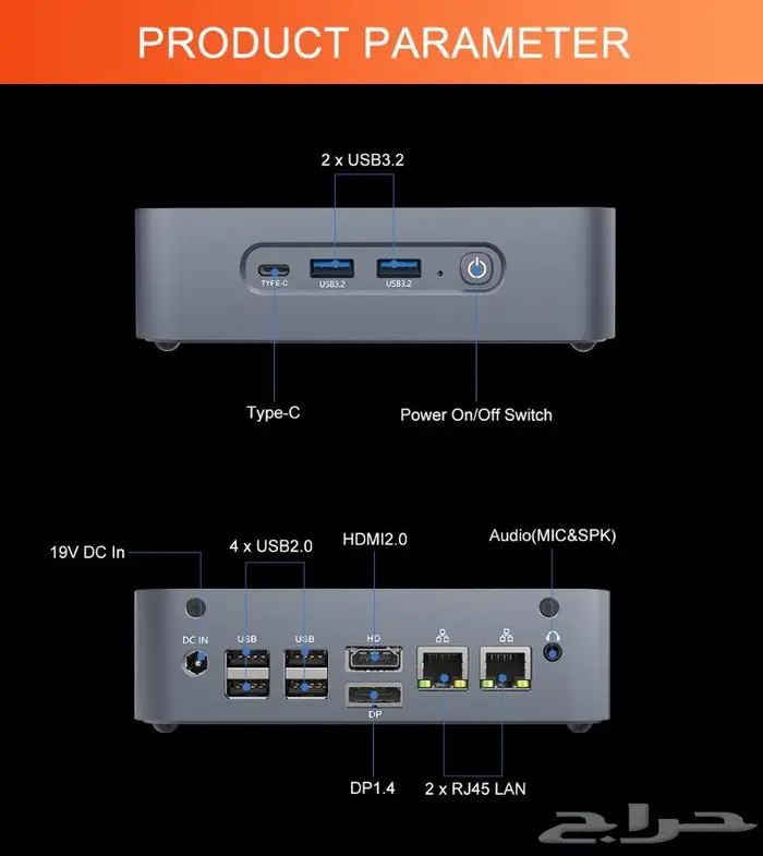 Mini PC عالي المواصفات للمونتاج والالعاب والأداء العالي 24