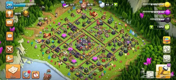 حساب كلاش اوف كلانس تاون 15 جديد 0