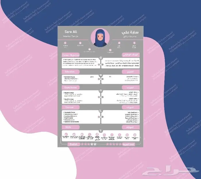 قبل تقدم ع وظيفة سو سيرة ذاتية لغتين 1