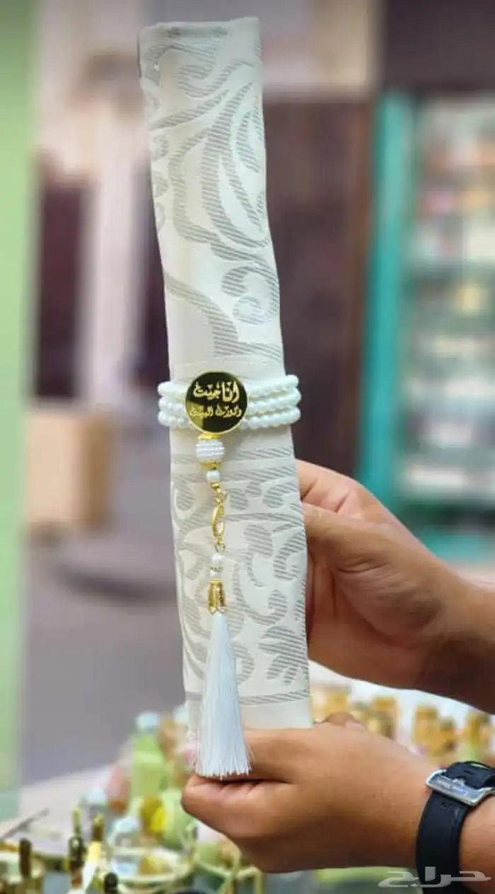 هدايا رمضانيه سجاده صلاه تركي مع مسبحة لولو 3