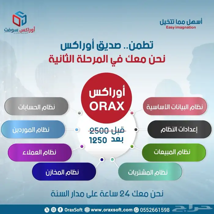 برنامج مبيعات محاسبي يدعم كافة الأنشطة التجاريه 0