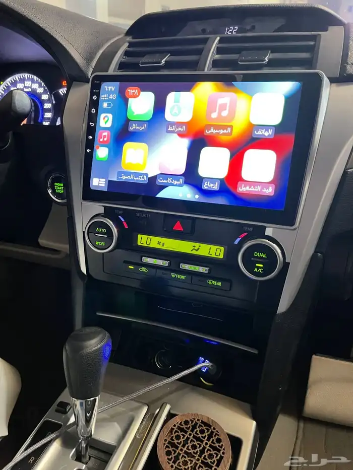 شاشة كامري 2015 اندرويد 10 انش ايباد 2