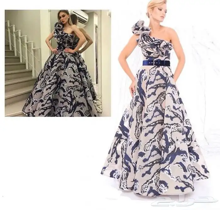 فستان فساتين ملكة سهرة زواج 1