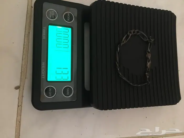 مستعمل اسوارة فضة سلسلة يحتاج تلميع اصلي ايطالي عيار925 5