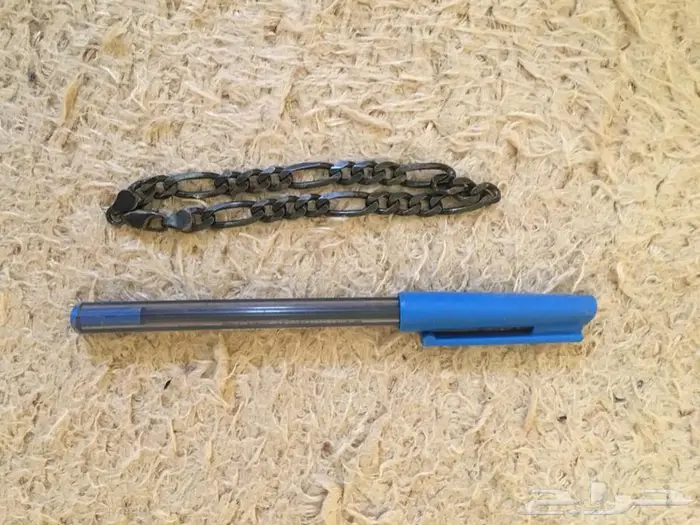 مستعمل اسوارة فضة سلسلة يحتاج تلميع اصلي ايطالي عيار925 6