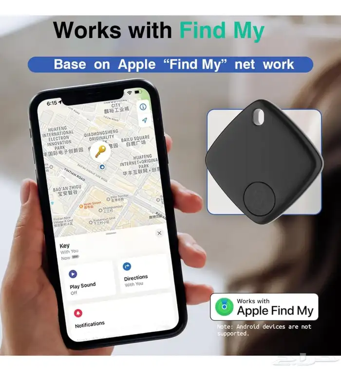 جهاز تحديد المواقع وتتبع السيارة او سلسة المفاتيح او الحاسب 1