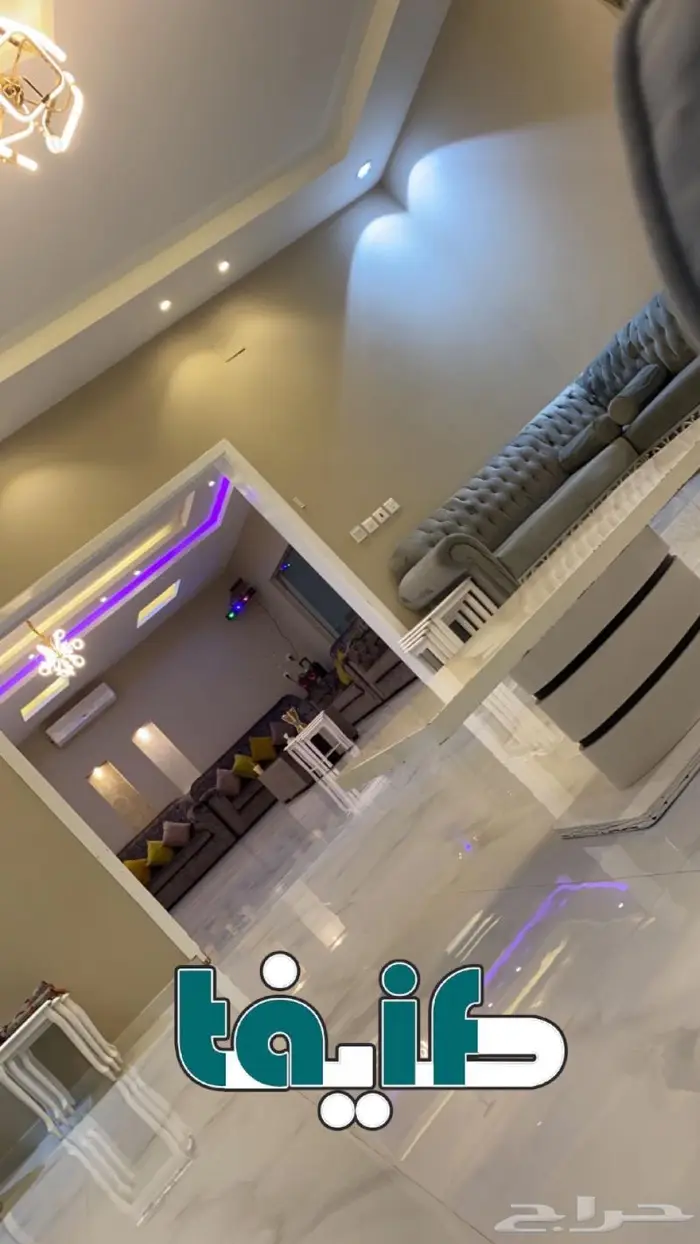 استراحه كبيره قسمين نظيفه ومسبح كبير حول الهدا السعر 9